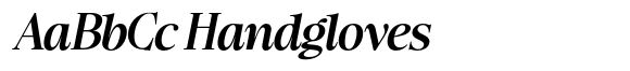Ladinta Semi Bold Italic font sample