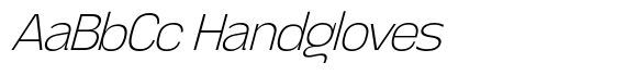 Dignity Grotesk Extra Light Italic font sample