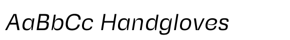 Squadra Light Italic font sample