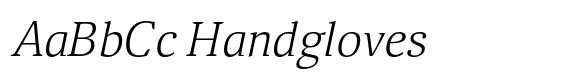 Viale Light Italic image