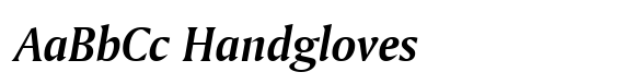 Amerigo Cyrillic Bold Italic image