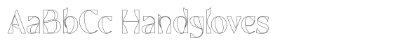 March Evoked Outline font sample