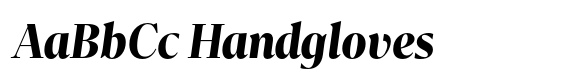 Vinco Title Heavy Italic font sample