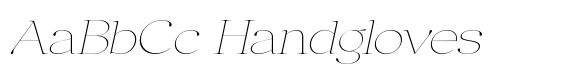 Anglica Serif Thin Ultra Expa Slanted image