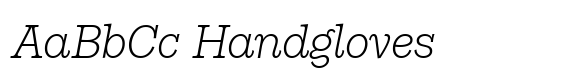 Gonzaga Light Italic image