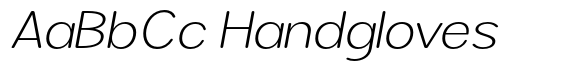 Brigife Soft Extra Light Expanded Italic image
