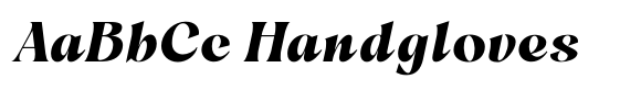 Kombad Italic font sample