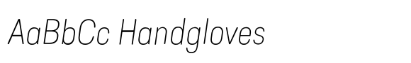 Predige Rounded Thin Italic image