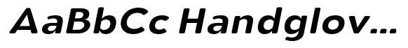 Aukim II Rounded Semi Bold Wide Italic image