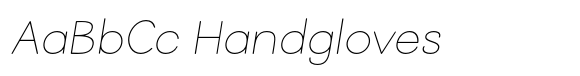 Halesbridge Hairline Italic image