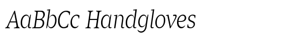 Zin Serif Condensed Light Italic image