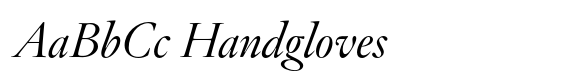 Hoefler Titling Light Italic image