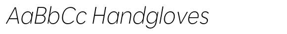 Kanyon Narrow Light Italic font sample