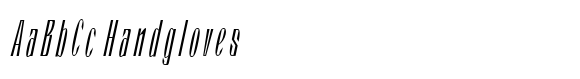 Valenroy Hairline Condensed Italic image