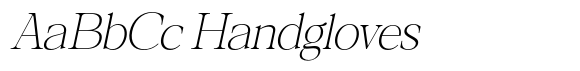 Galnery Extra Light Condensed Slanted image