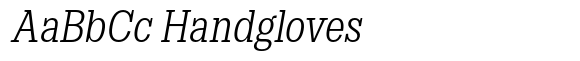 Dean Slab Condensed Light Italic image