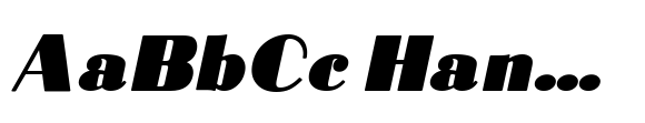 Doviera Bold Slant Regular image