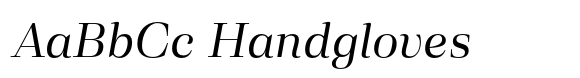Eckhart Headline Regular Italic image