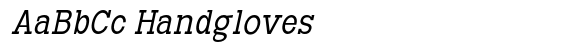 Aristone Slab Light Semi Condensed Italic image