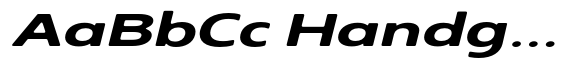 Nothern Sans Nothern Soft Extra Expanded Italic image