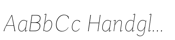 Rema Monde Thin Semi Condensed Italic image