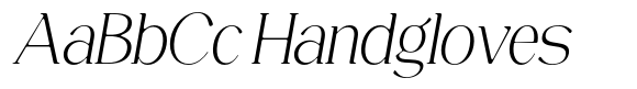 Magres Soft Light Italic image