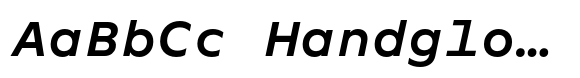 Neurath Mono RB Neurath Mono Bold Italic image