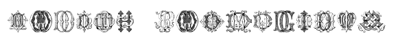 Vintage Monograms Regular D image