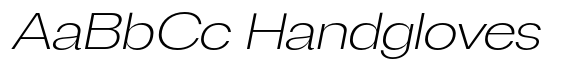 Degitan Extra Light Italic Expanded image