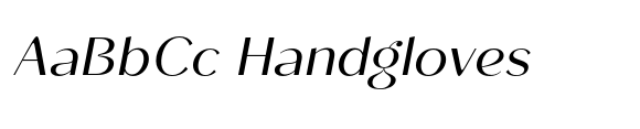 Roden Regular Italic font sample