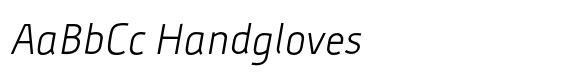 Tascinorm Light Italic font sample