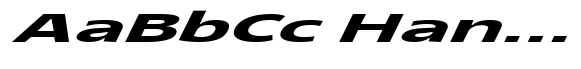 Glorytalk Sans Bold Italic Extra Expanded image