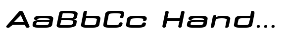 Rounvia Semi Bold Ultra Expanded Italic image