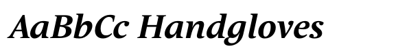 Andulka Text Bold Italic image