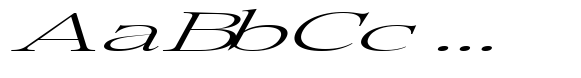 Pichellsio ExtraLight UltraExpanded Italic image