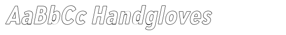 Aukim II Outline Bold Condensed Italic image