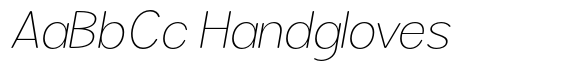 Brigife Soft Thin Semi Expanded Italic image