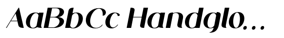 Midland Luxury Black Semi Expanded Italic image