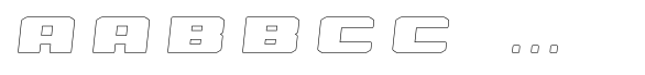Gigaman Rounded Outline Italic image