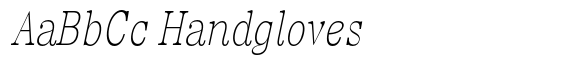 Regaris Plain Thin Condensed High Italic image