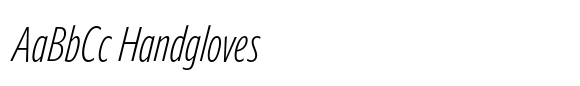 Forley Display Compressed ExtraLight Italic image