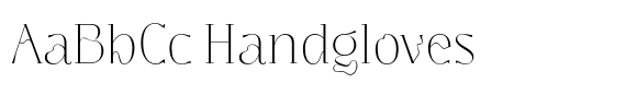 Segina Thin font sample