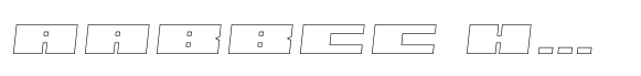 Squario Outline Italic image