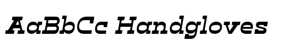 Klabdan Bold Italic font sample