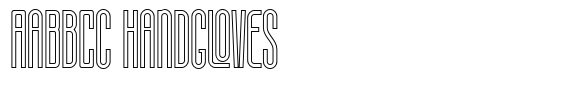 SLTF Snowpack Regular Outline font sample