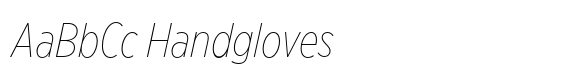 Gotham XNarrow Thin Italic image