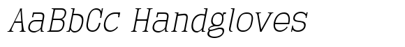 Gatron Thin Semi Condensed Italic image