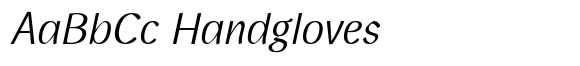 Homade Regular Italic font sample