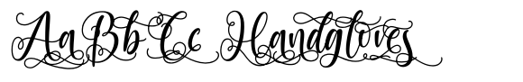 Dramatic Hearts Swash Regular font sample