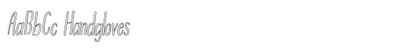 Tranquila Outline Italic image